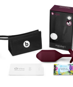 B VIBE SNUG PLUG 5 DARK RED (NET)